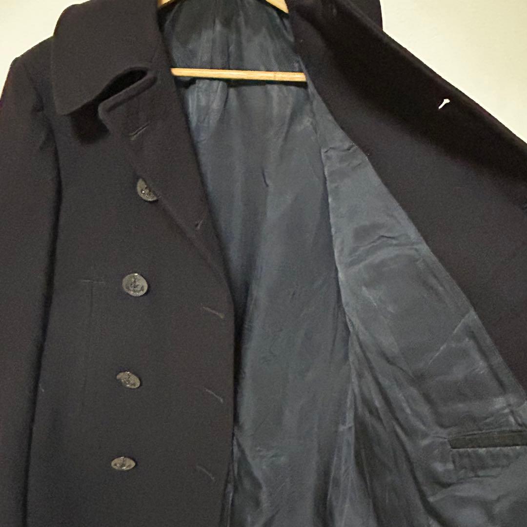 美品　40s ビンテージ U.S.NAVY 10ボタンＰコート　チンスト