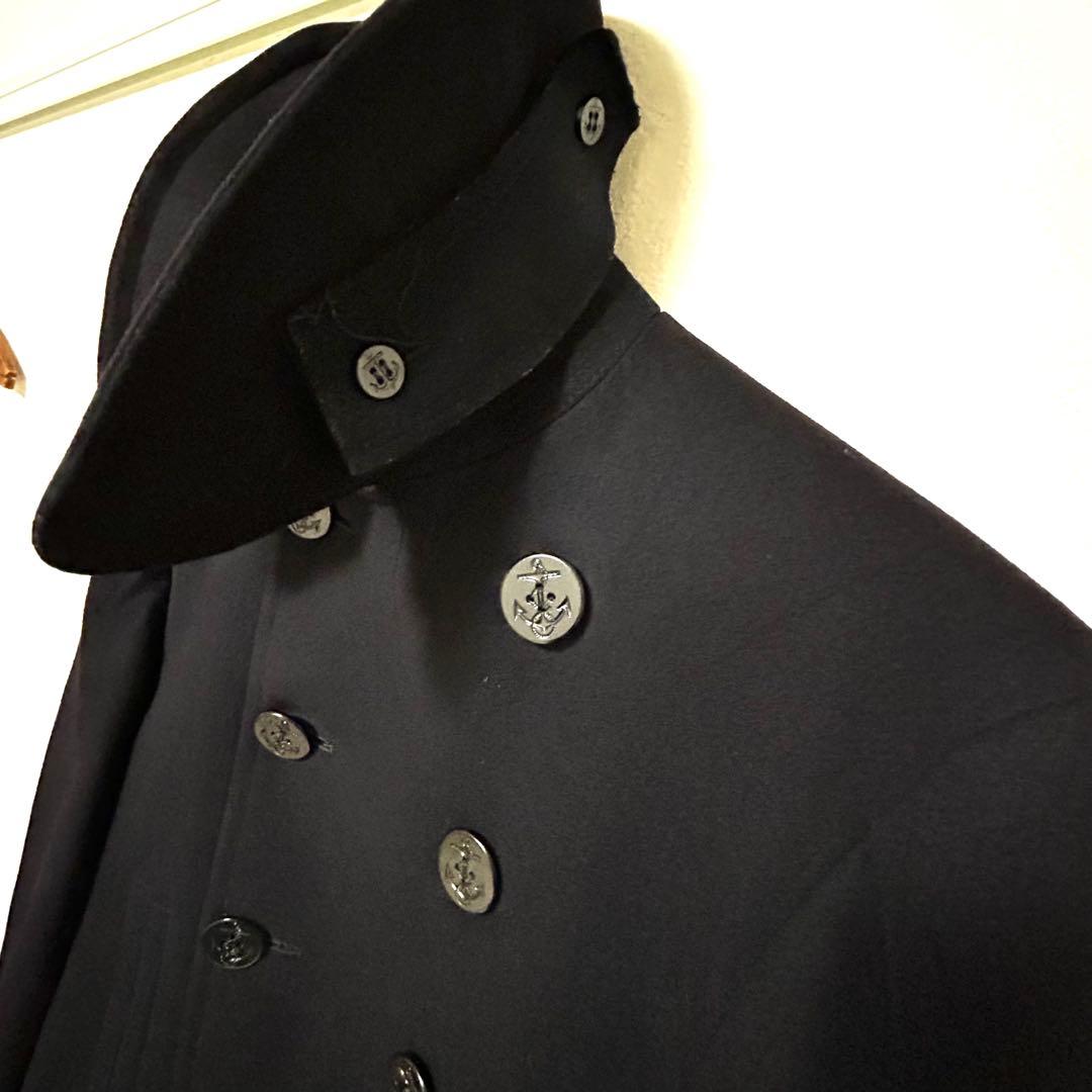 美品　40s ビンテージ U.S.NAVY 10ボタンＰコート　チンスト