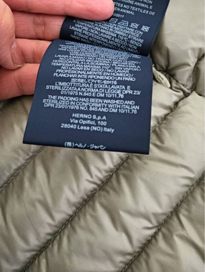 HERNO ヘルノ ロングダウンベスト サイズ46