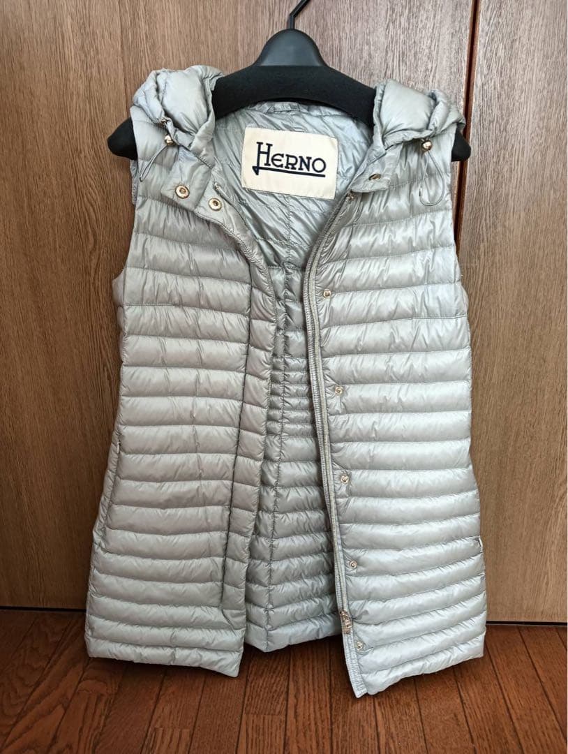 HERNO ヘルノ ロングダウンベスト サイズ46