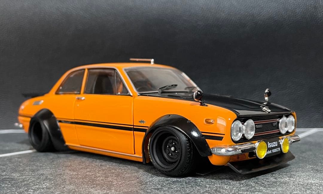 1/24 アシェット 国産名車 ISUZU ベレット GTR改 旧車 カスタム