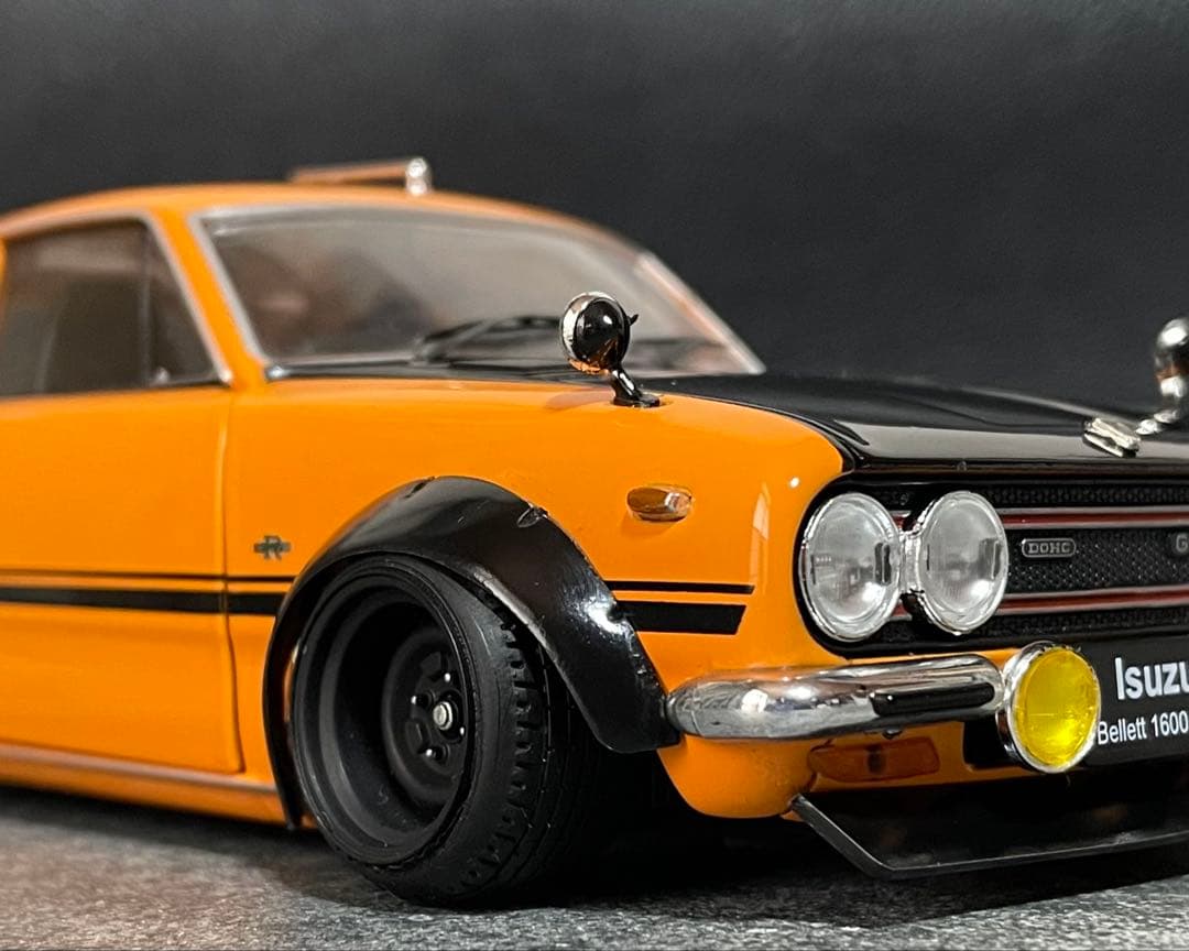 1/24 アシェット 国産名車 ISUZU ベレット GTR改 旧車 カスタム