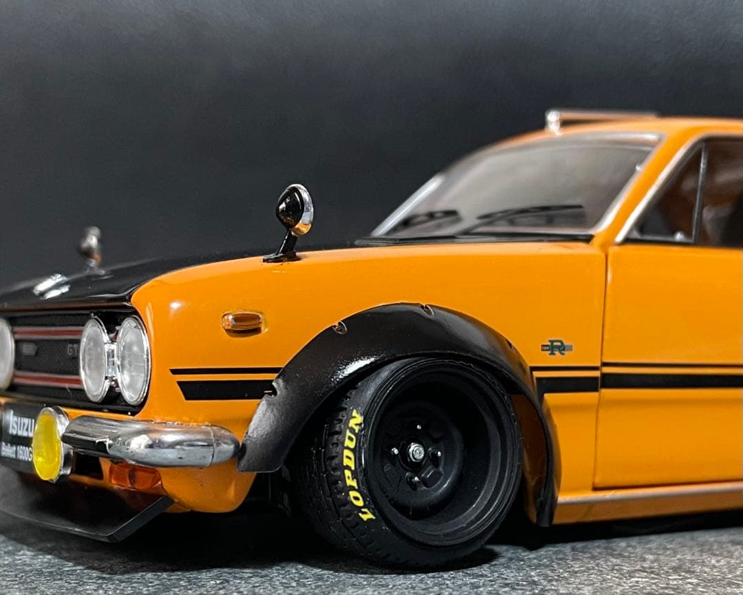 1/24 アシェット 国産名車 ISUZU ベレット GTR改 旧車 カスタム