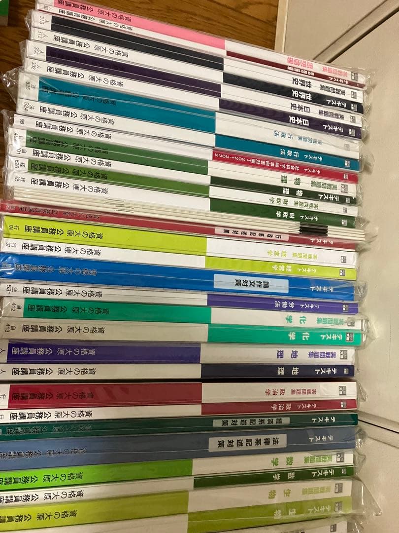 【資格の大原】公務員試験(大卒程度)テキスト・問題集