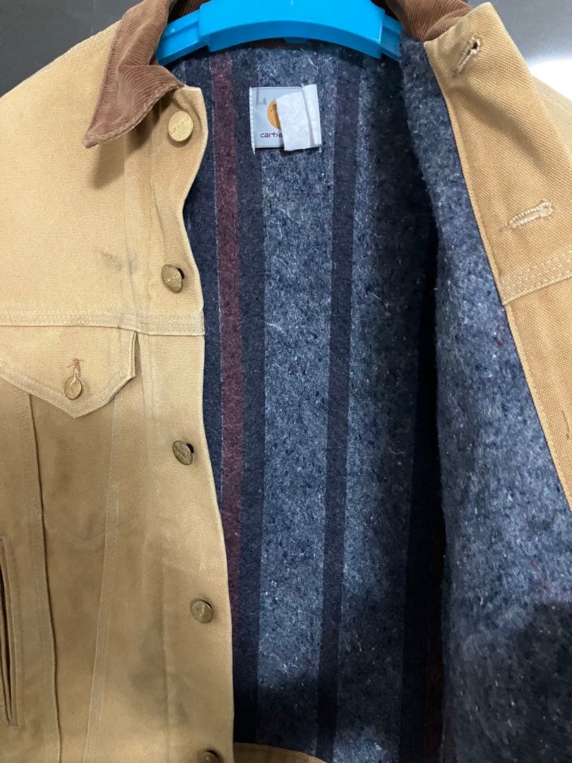 【h.yuji2125】Carhartt ベージュ カバーオール