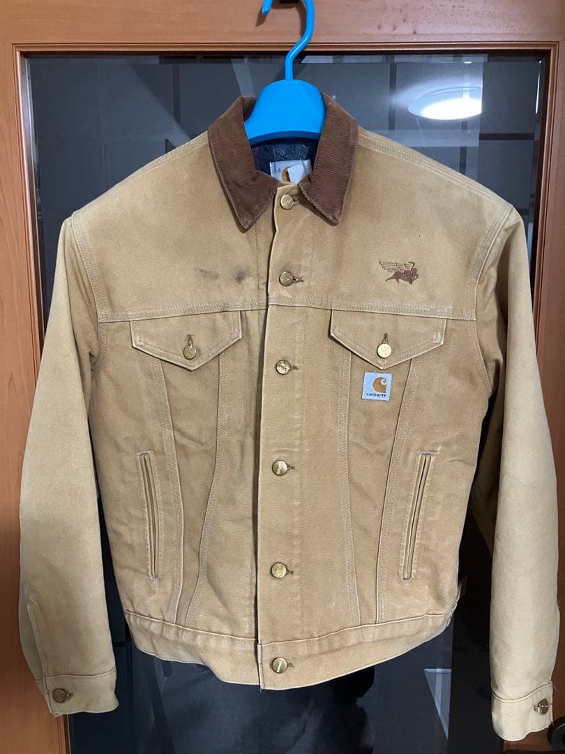 【h.yuji2125】Carhartt ベージュ カバーオール