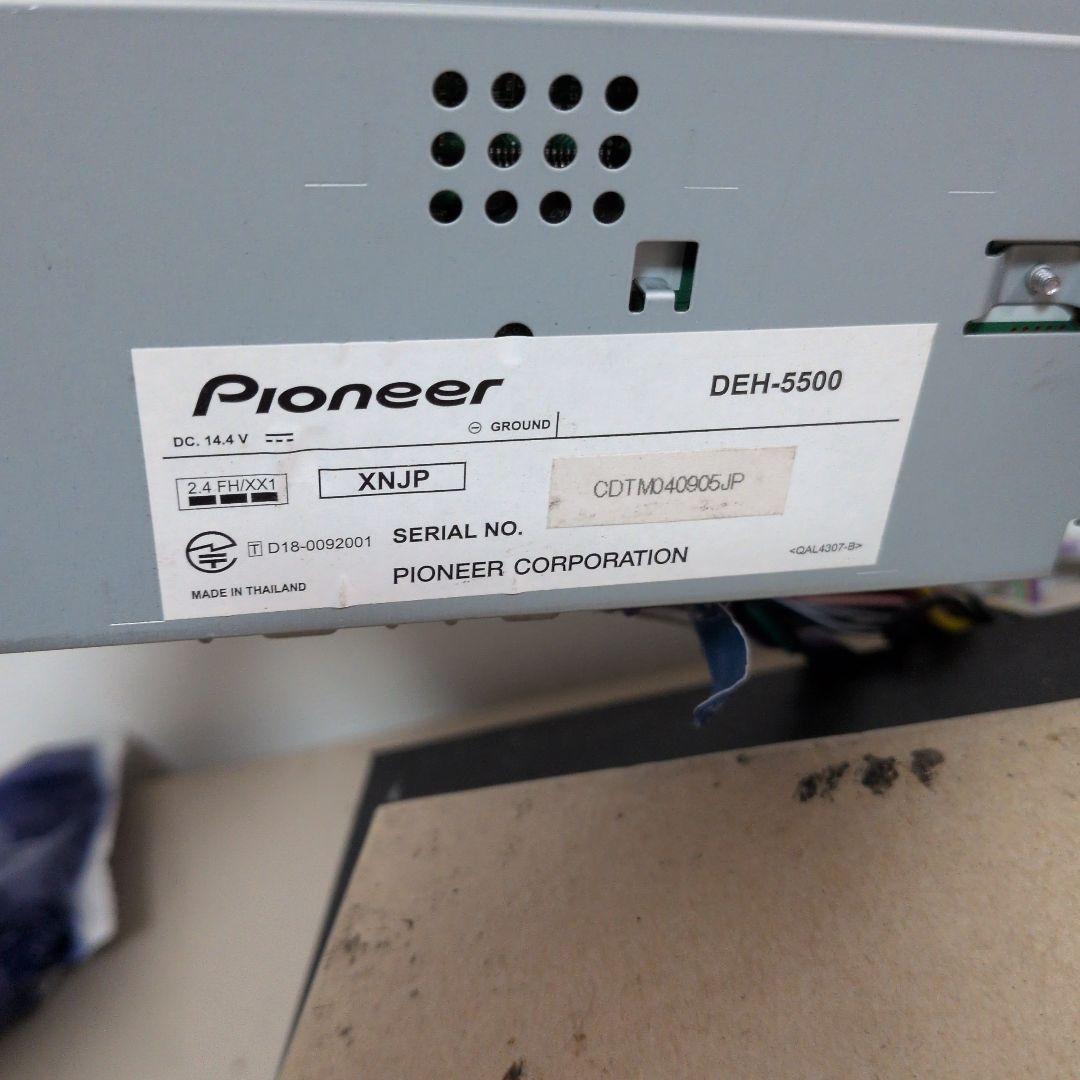 410 動作良好 カロッツェリア 1din DEH-5500 Bluetooth