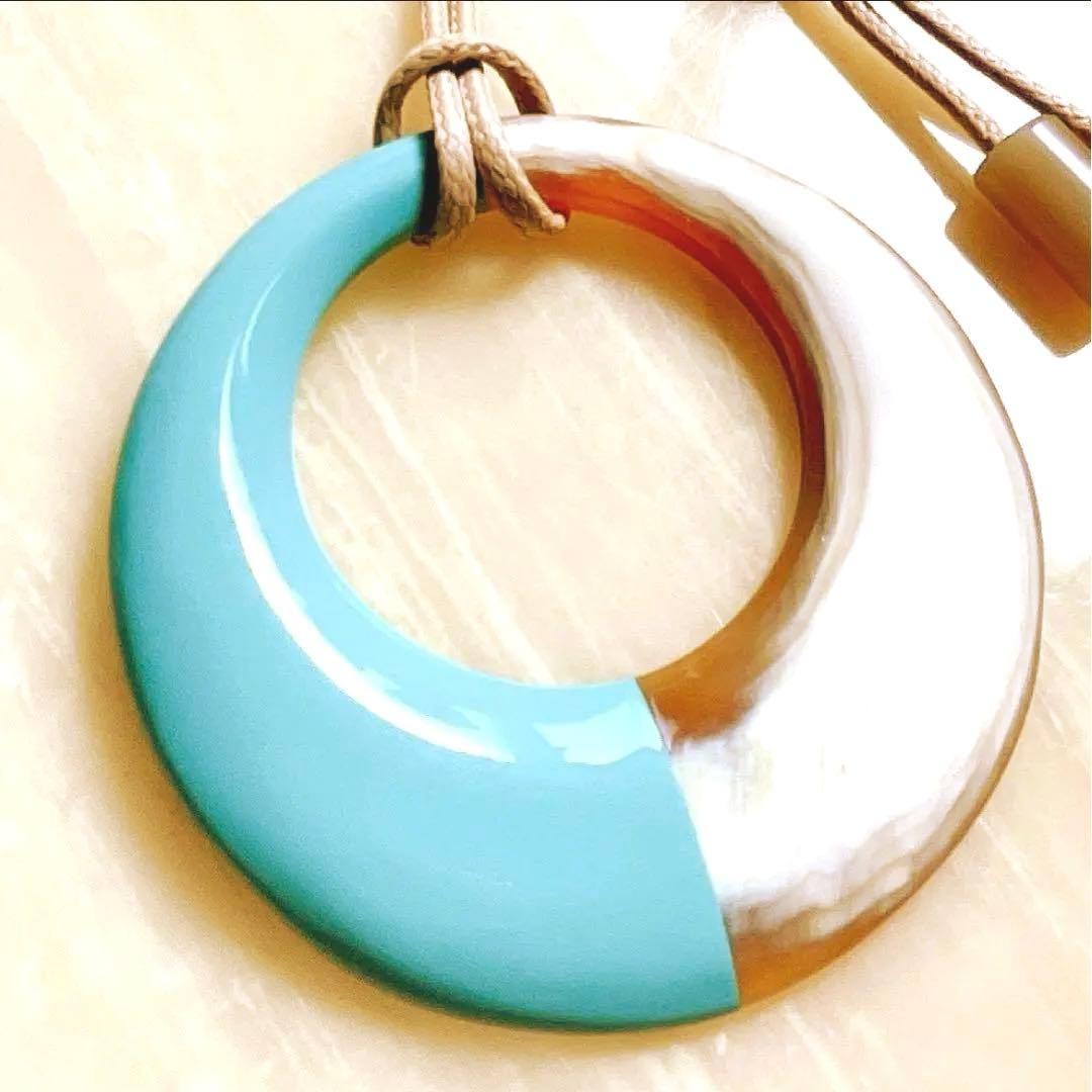 アイアイアイ VENDOME ヴァンドーム 水牛サークルペンダント