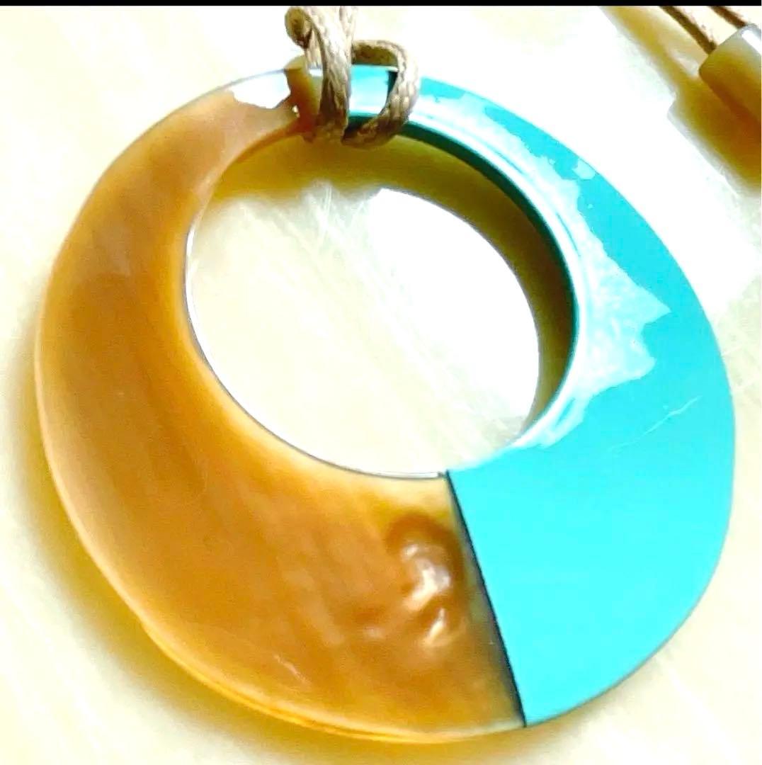 アイアイアイ VENDOME ヴァンドーム 水牛サークルペンダント