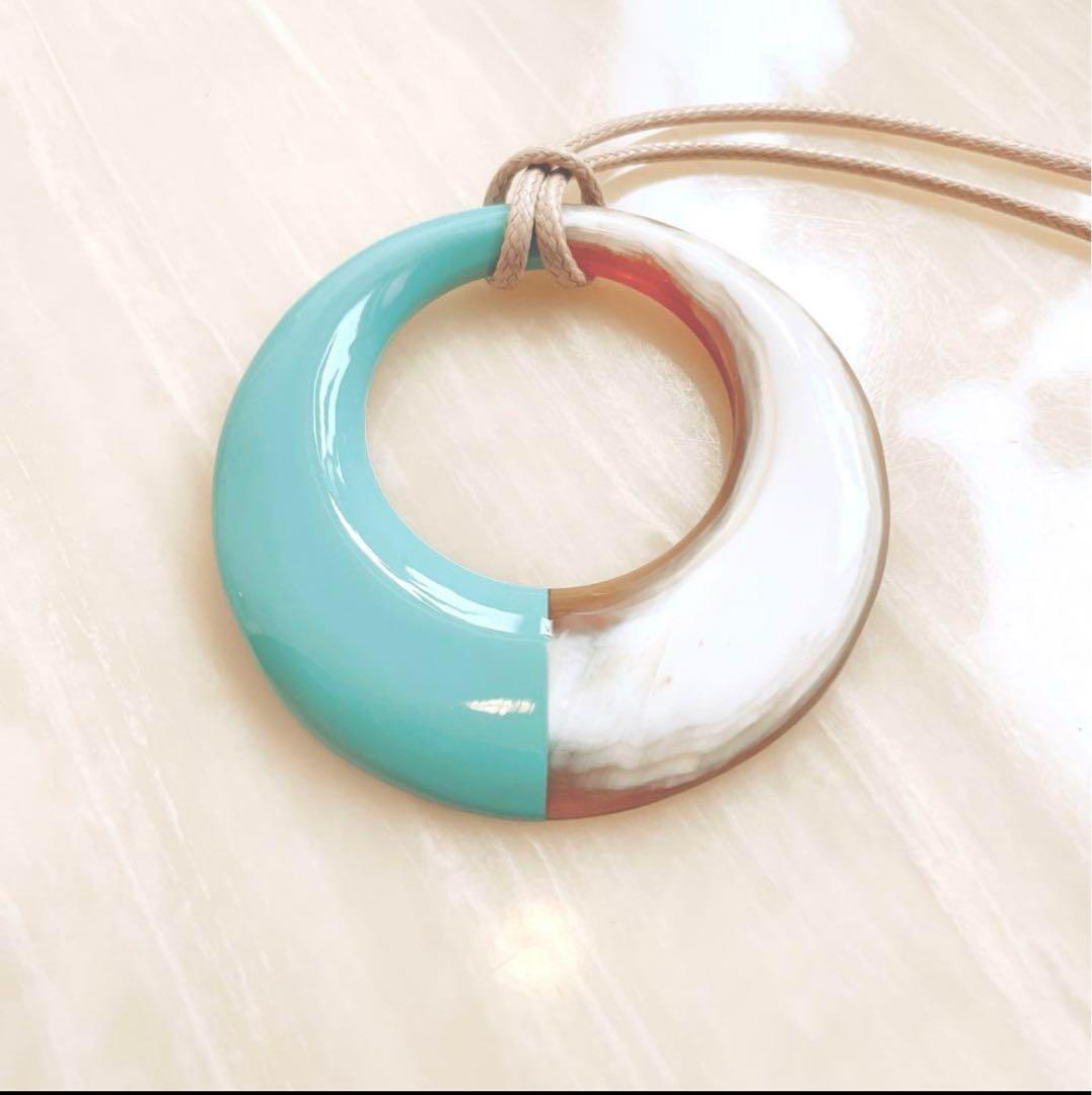 アイアイアイ VENDOME ヴァンドーム 水牛サークルペンダント