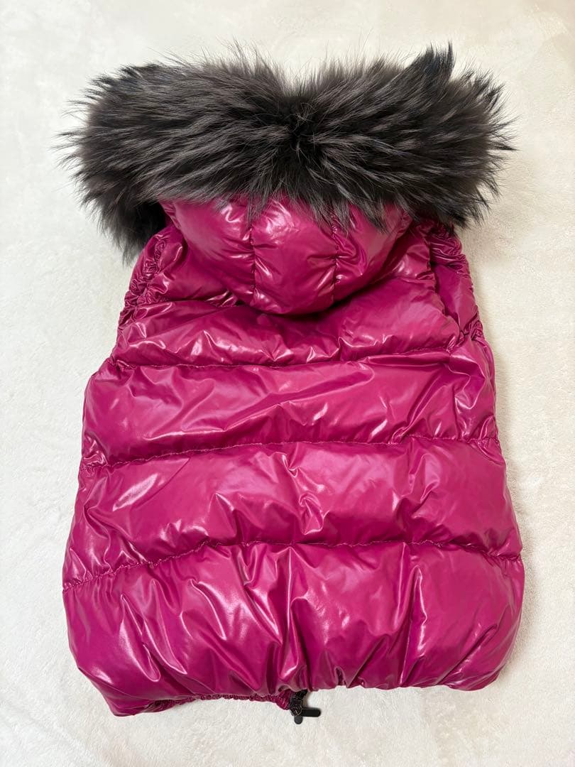 Duvetica デュベティカ ダウンベスト フード付き ピンク 40