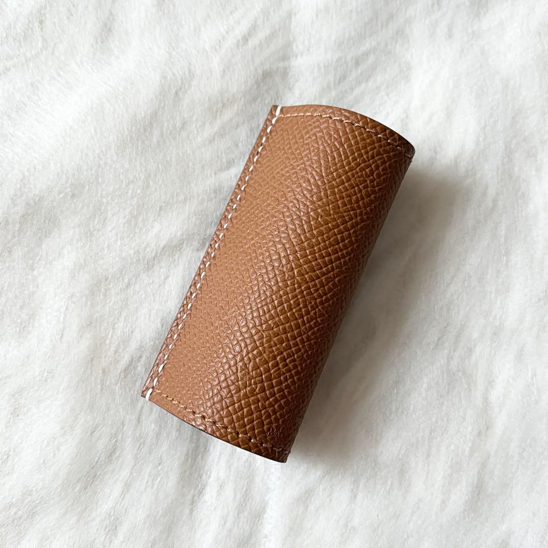 HERMES エルメス　リップスティックケース レザー　エヴァーカラー