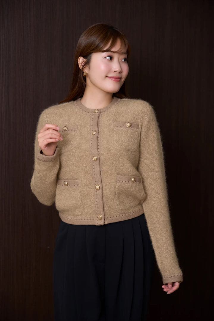 ジャケット・アウター herlipto Clarimond Bouncy Knit Jacket