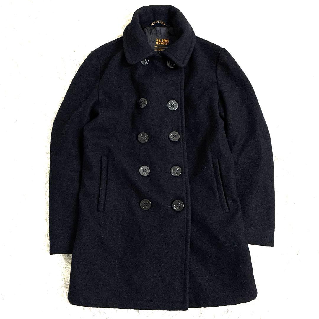 Schott 生産終了モデル 753UST 日本別注 希少　ピーコート 740N