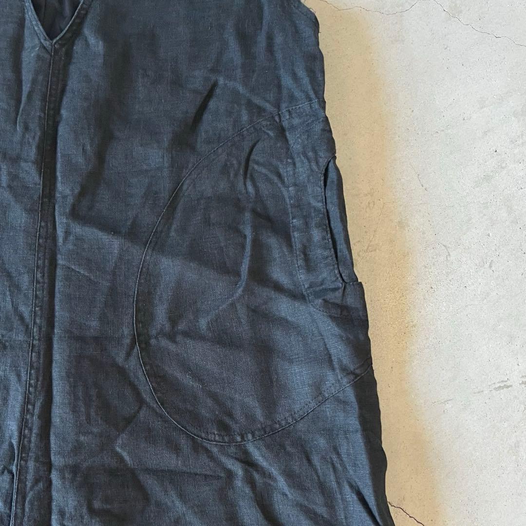 Titkos ティトコシュ ヨーロッパリネンのサロペット　Lサイズ