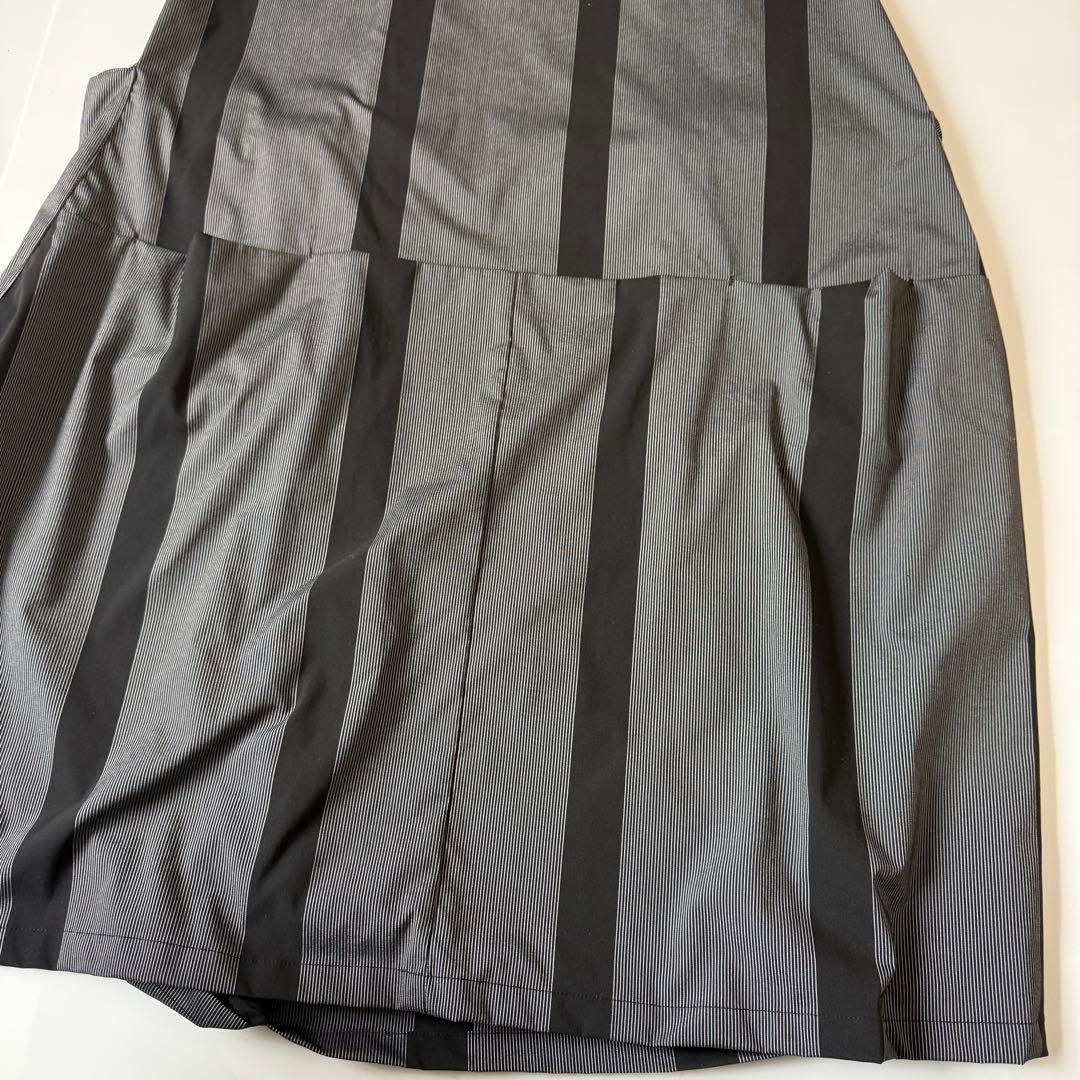 美品　センソユニコ 萌　バルーンワンピース　ロング　ジャンスカ　グレー　ブラック