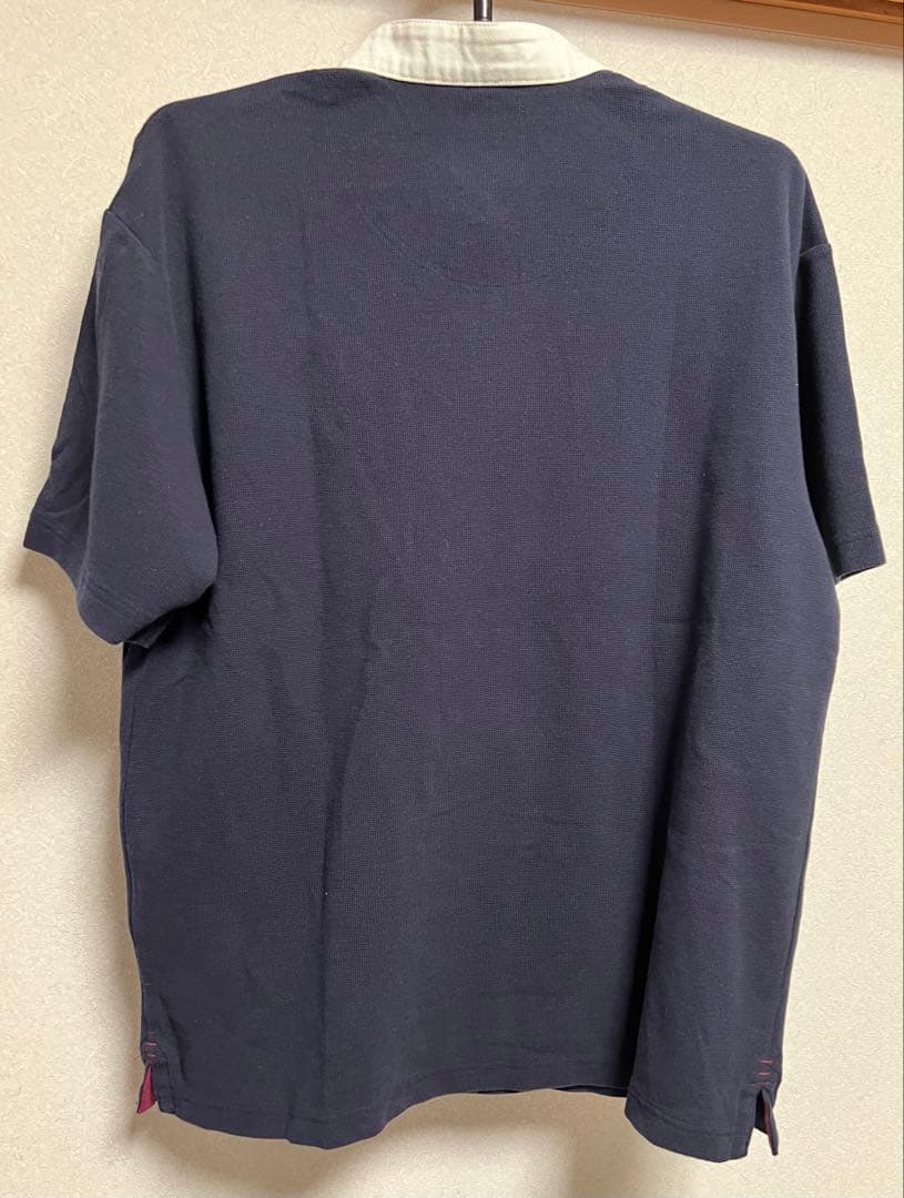 Canterbury 半袖 スタンドカラー ポロシャツ ネイビー Mサイズ 新品