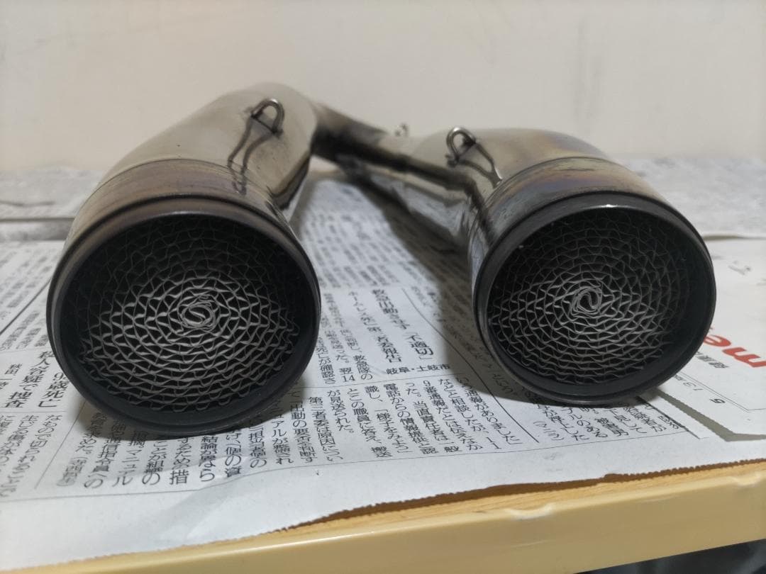 ZZR1400 ワイバン チタン フルエキマフラー 俳ガスレポート付き