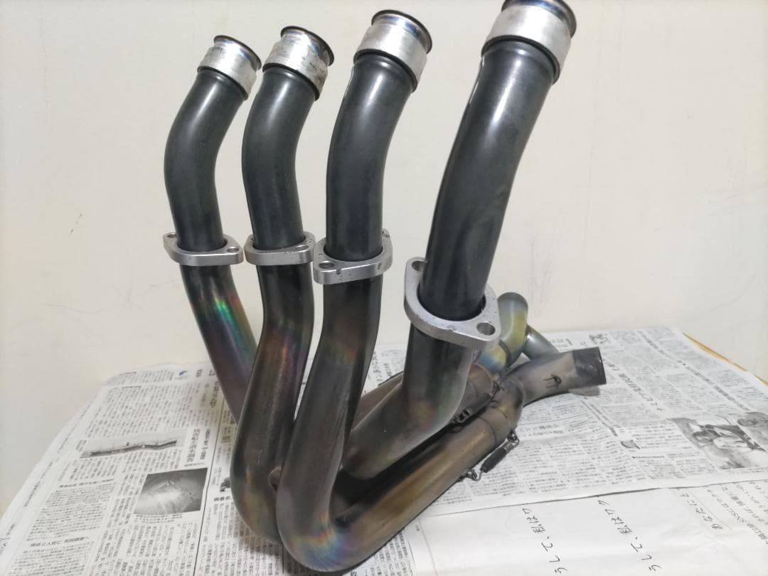 ZZR1400 ワイバン チタン フルエキマフラー 俳ガスレポート付き