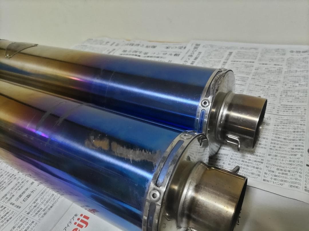 ZZR1400 ワイバン チタン フルエキマフラー 俳ガスレポート付き