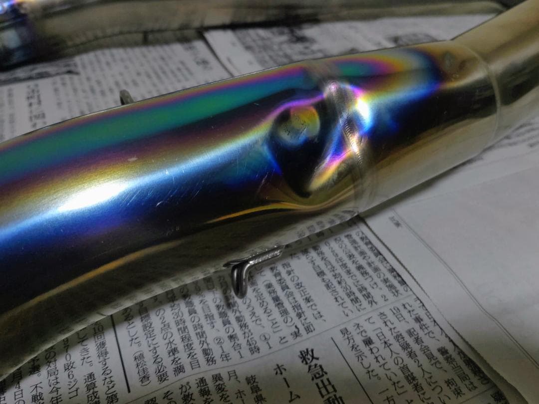 ZZR1400 ワイバン チタン フルエキマフラー 俳ガスレポート付き