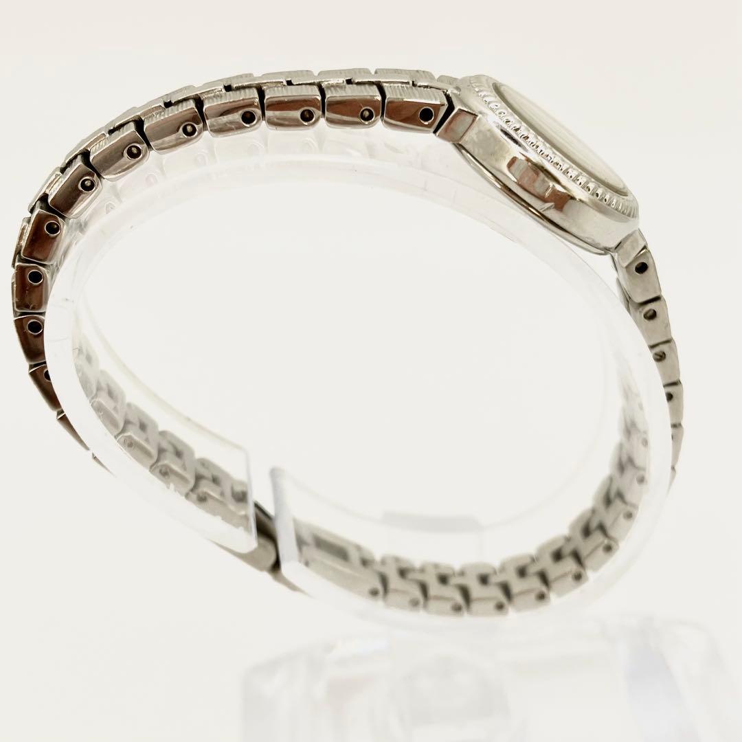 稼働品　シチズン　キー　Kii:　ラウンド　エコドライブ　15cm　シルバー色