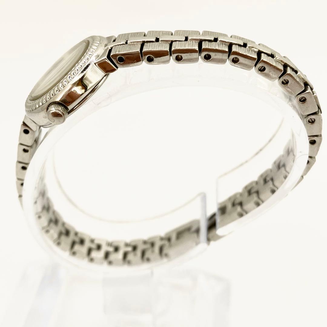 稼働品　シチズン　キー　Kii:　ラウンド　エコドライブ　15cm　シルバー色