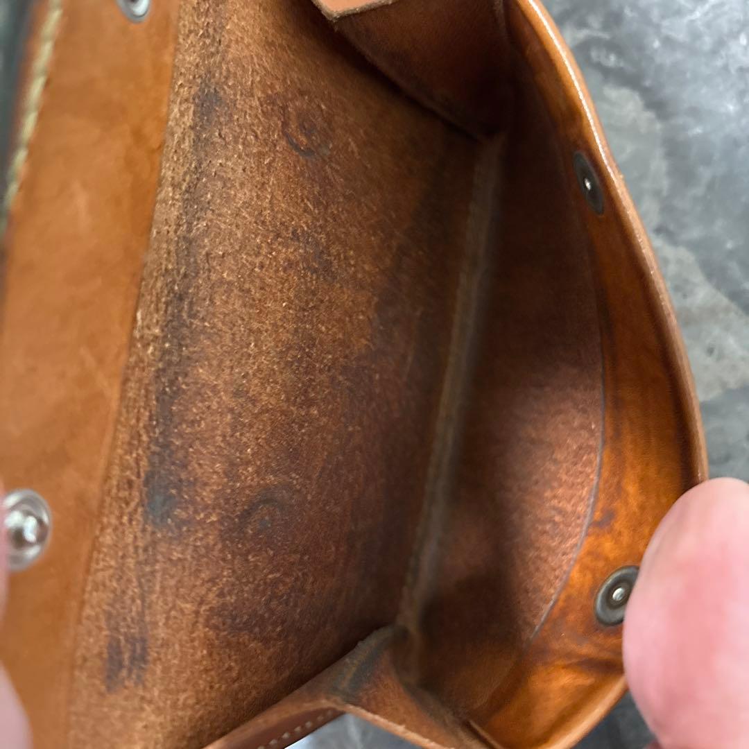 ◆MOTO／モト　手染めミドルウォレット W6R ≪BLUE≫