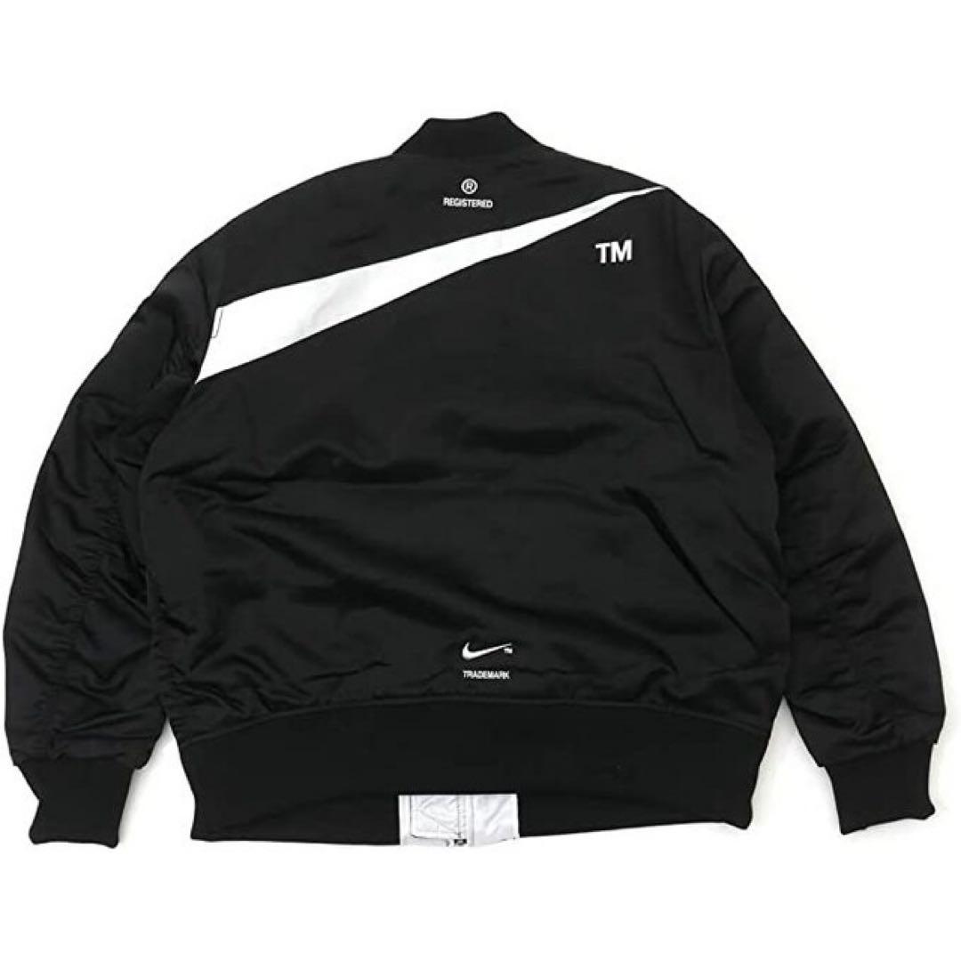 ナイキ スウッシュ ボンバージャケット MA-1 リバーシブル　Ｌサイズ