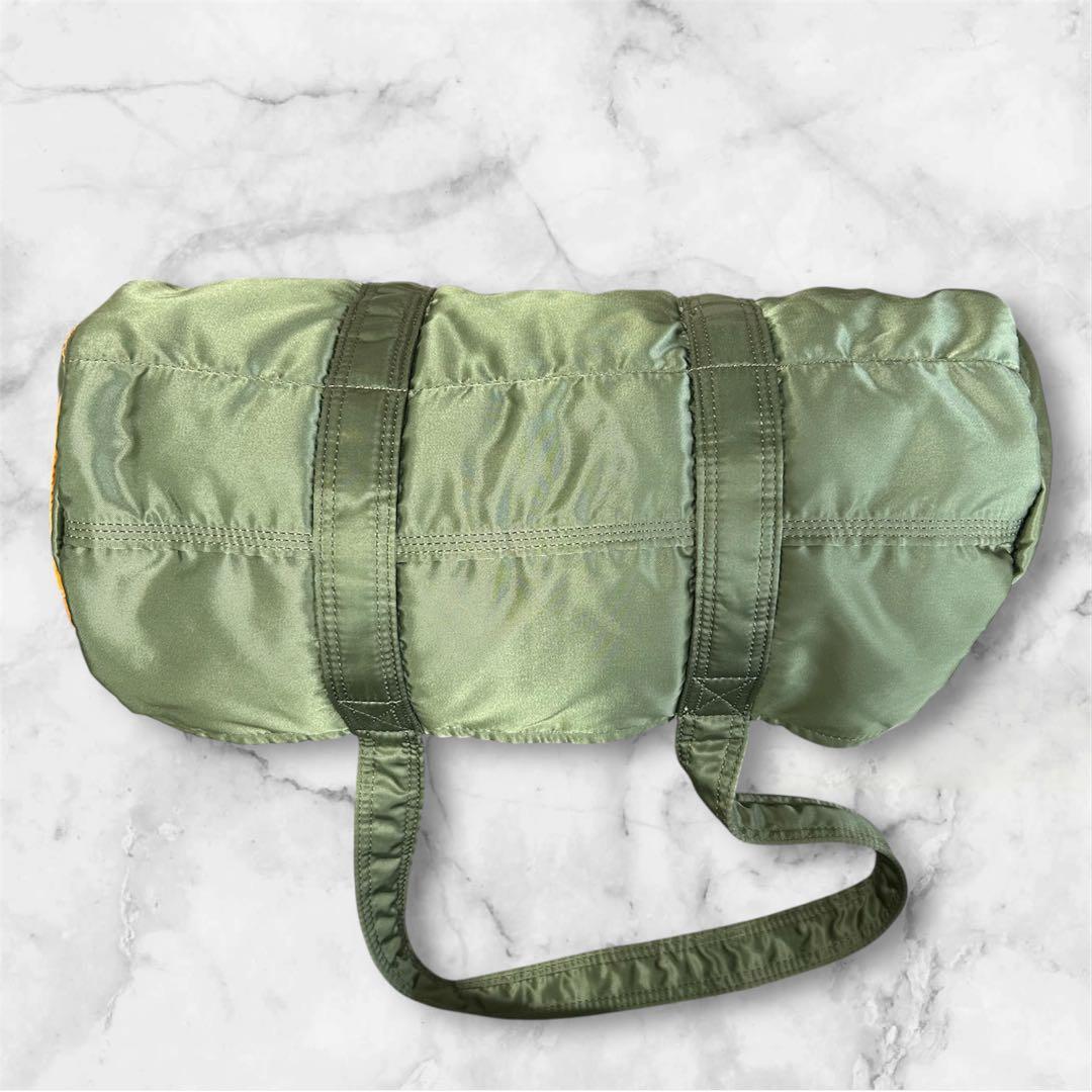 【極美品】 PORTER TANKER ミニボストンバッグ　セージグリーン L