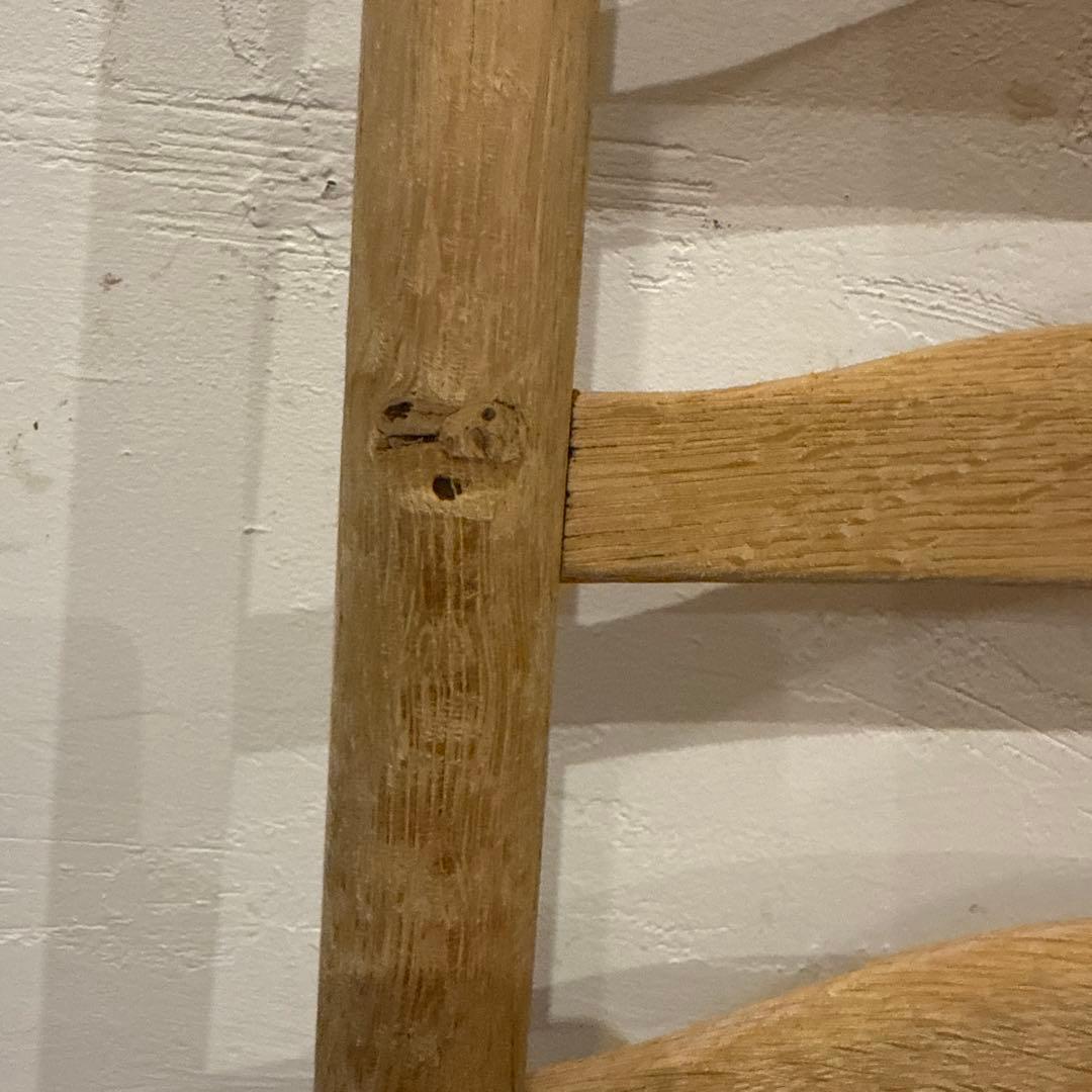 年末年始saleヴィンテージ　ダイニングチェア　カフェチェア　藁座面　剥離 7