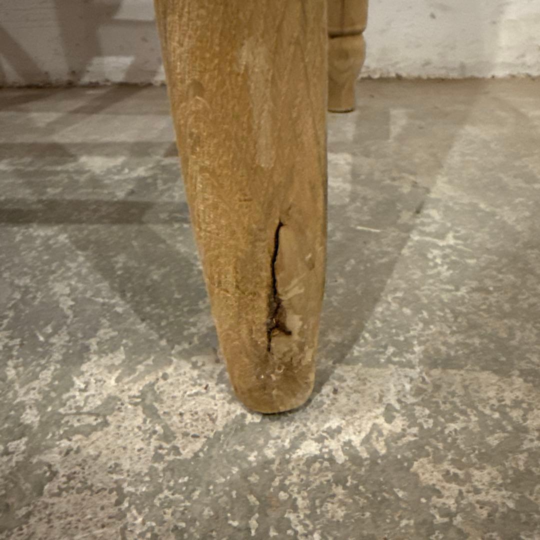 年末年始saleヴィンテージ　ダイニングチェア　カフェチェア　藁座面　剥離 7