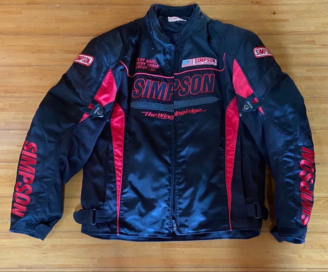 SIMSON ジャケット4L 黒赤