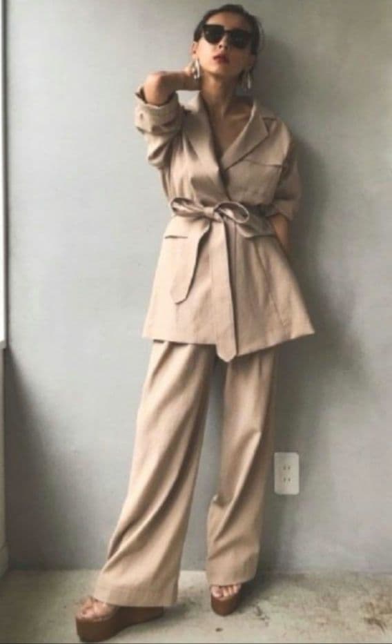 アメリビンテージ　リネン　セットアップ