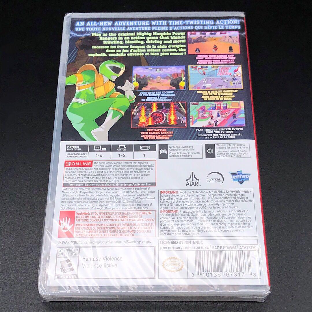 パワーレンジャー Power Rangers switch ニンテンドースイッチ