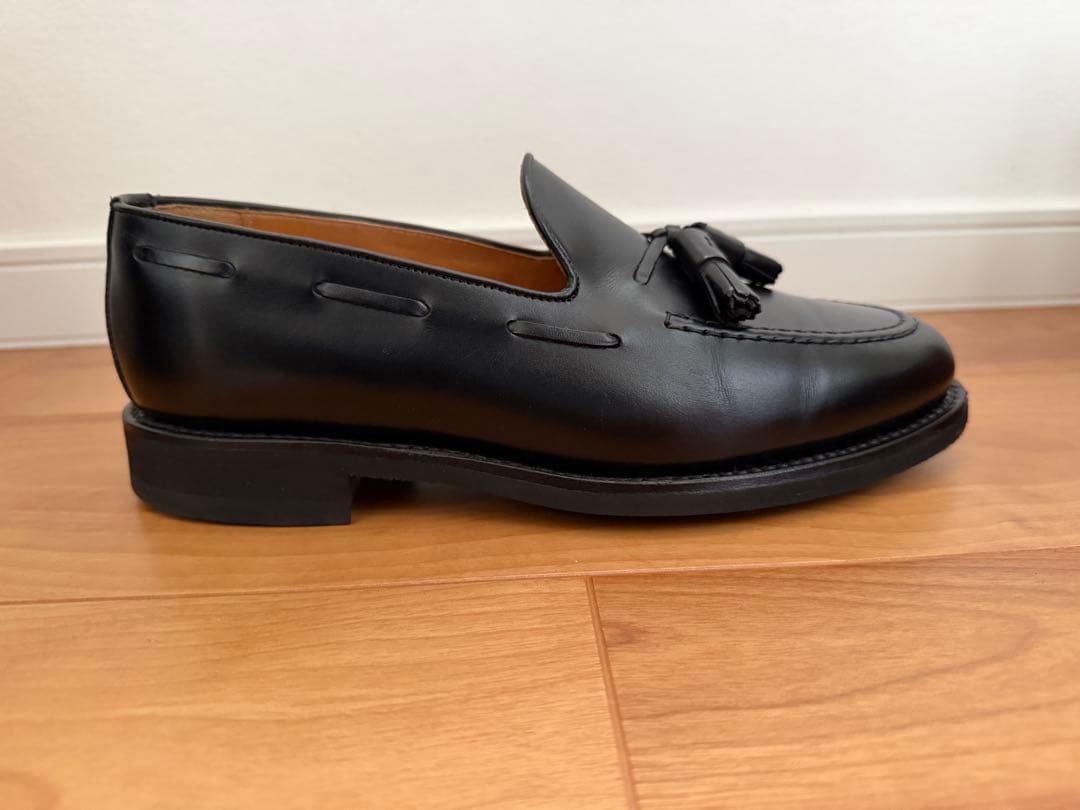 Berwick タッセルローファー ブラック　8491