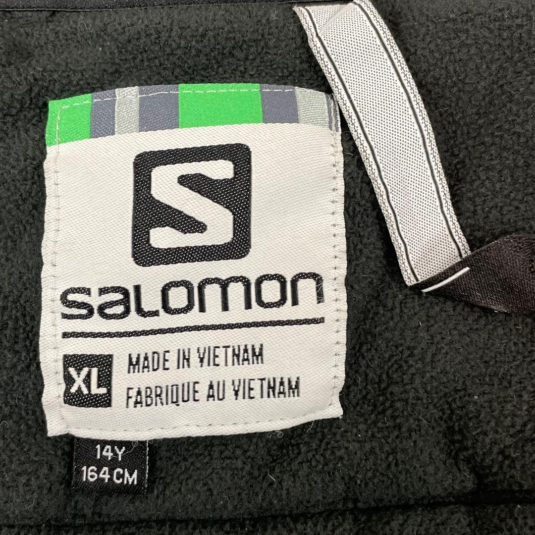 SALOMON スキーウェア　防風ジャケット　XL ブラック