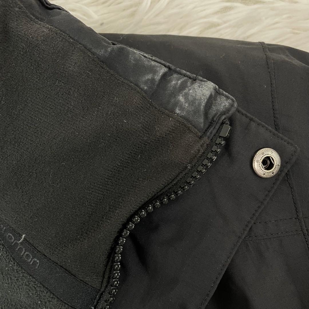 SALOMON スキーウェア　防風ジャケット　XL ブラック