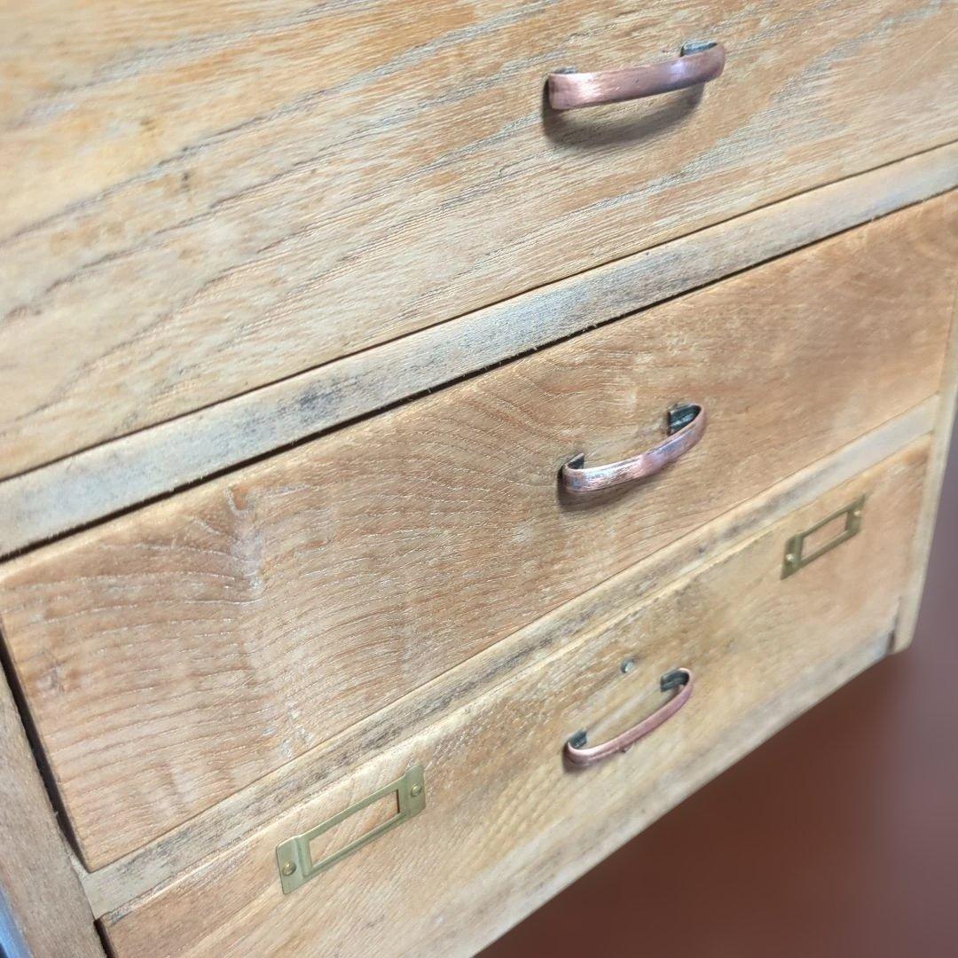 古道具アンティーク5段小引き出し