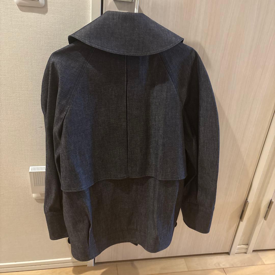 【試着のみ】machatt DENIM FORM JACKET ダークブルー