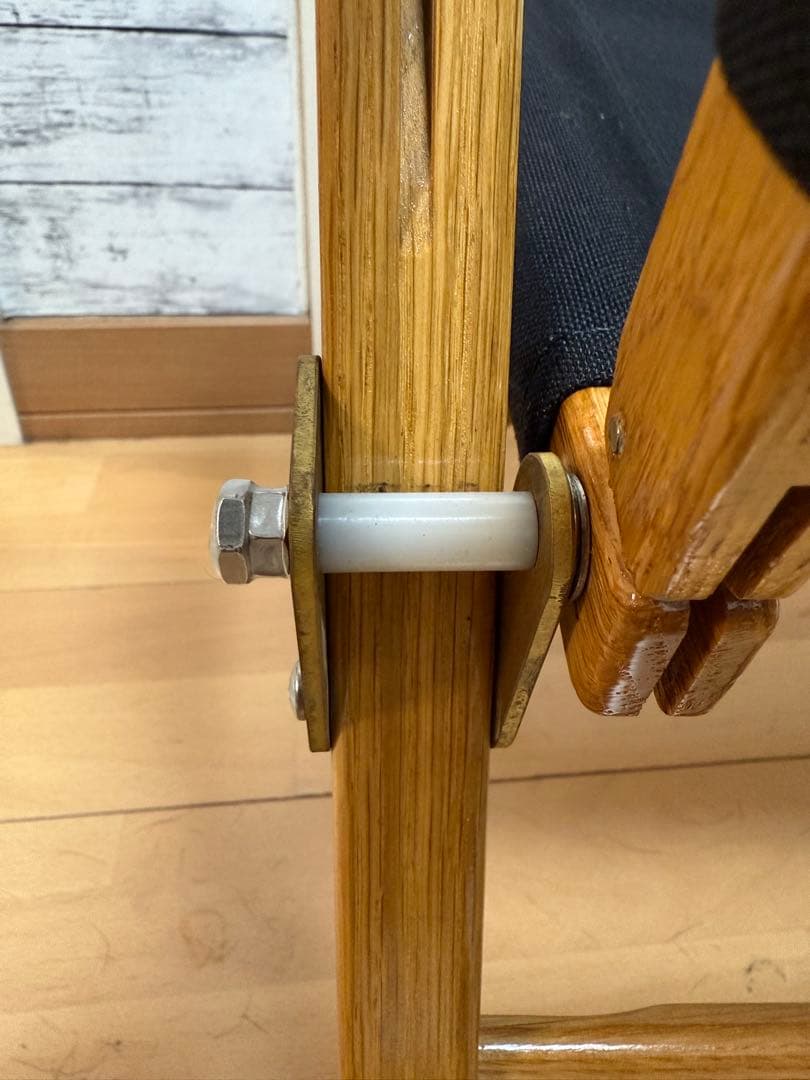 カーミットチェア ブラック ヒジラク ブラス カスタム品