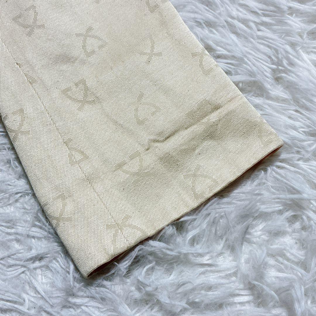 良品⭐️レオナール　テーラードジャケット　ロゴ刺繍　トリム　シルク100% 11号