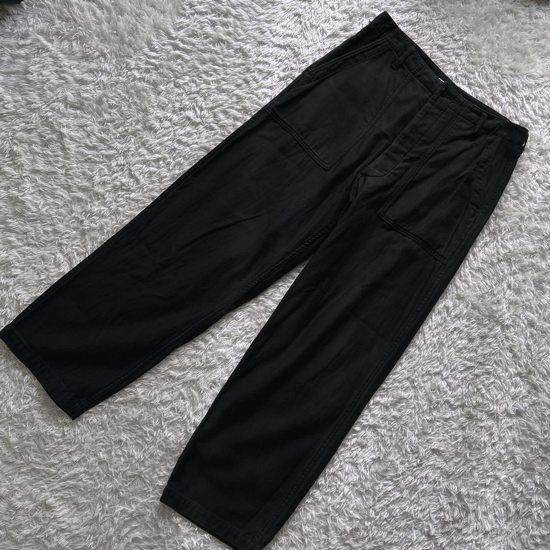 パンツ INTERIM GIZA BACK SATIN BAKER PANTS