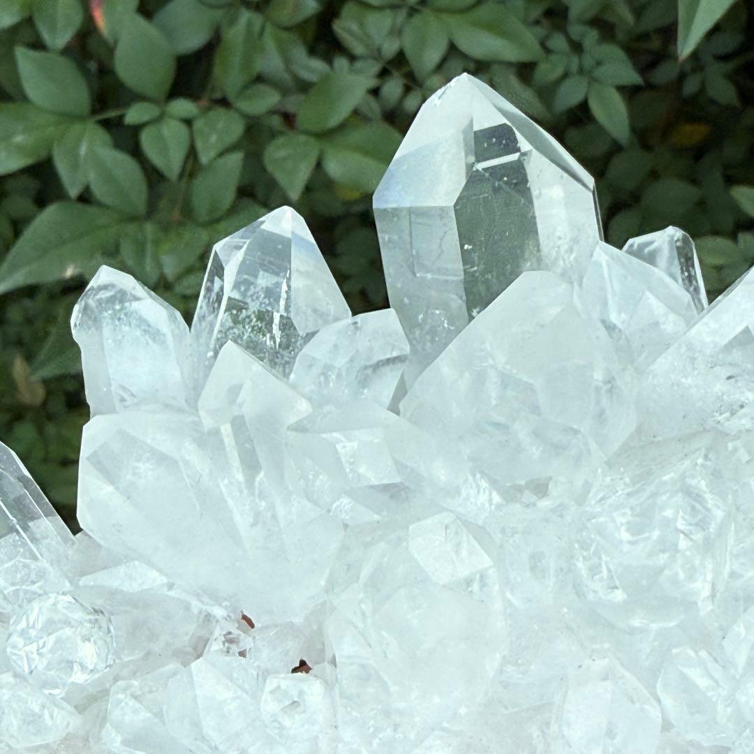 みち マニカラン 水晶 クラスター 原石 S104