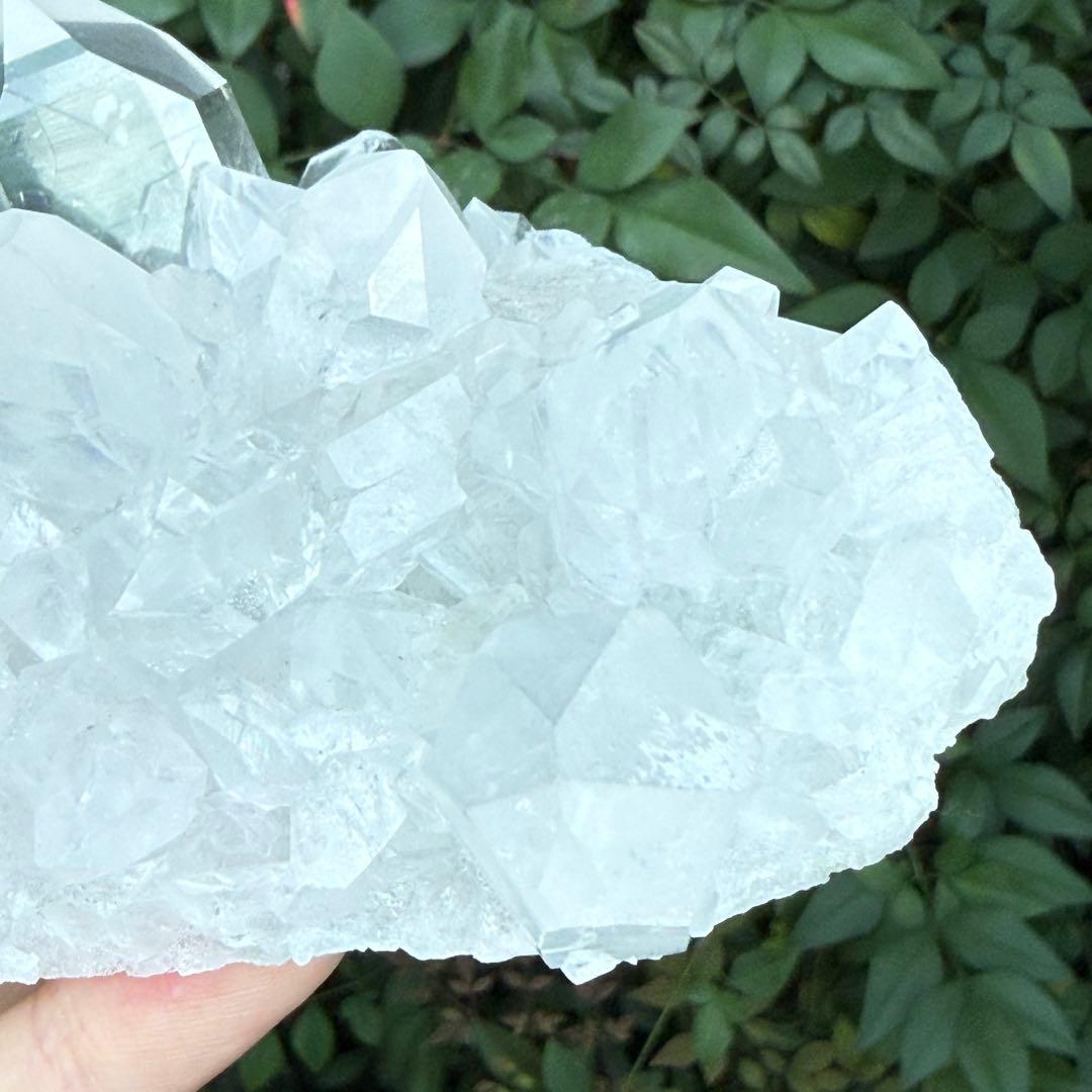 みち マニカラン 水晶 クラスター 原石 S104