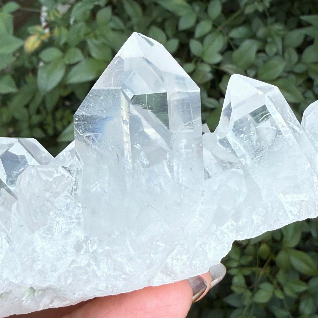 みち マニカラン 水晶 クラスター 原石 S104