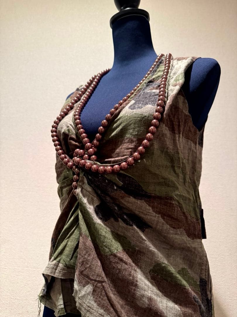 【希少】コムデギャルソン✨ジュンヤワタナベマンパール迷彩柄タンクトップ