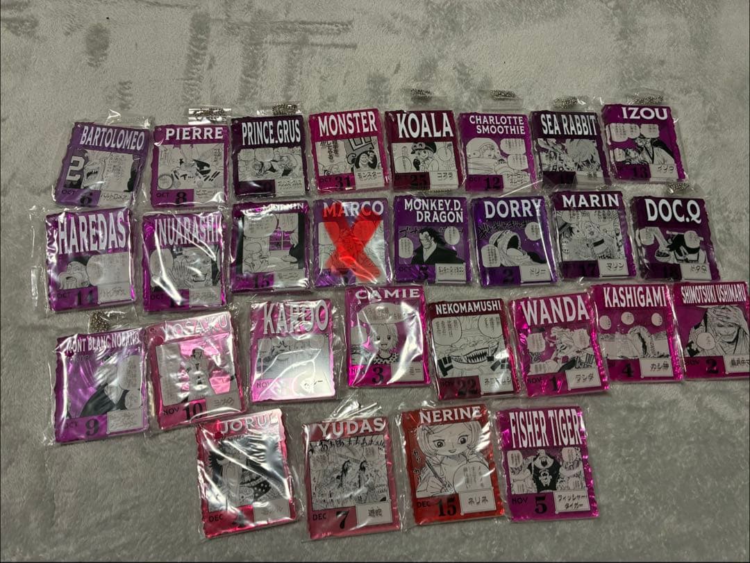 ⭐*︎様 ワンピース　アクリルブロックチャーム　27個セット