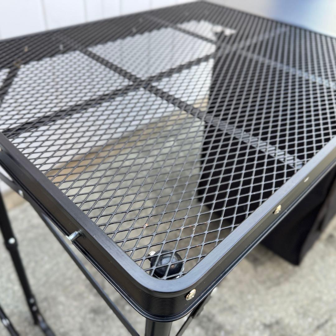 DOD(ディーオーディー) クッキングキング 耐熱メッシュ 収納棚付き