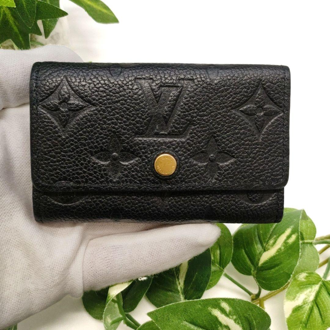 ルイヴィトン　キーケース　ミュルティクレ6　アンプラント　アンプラント　ブラック